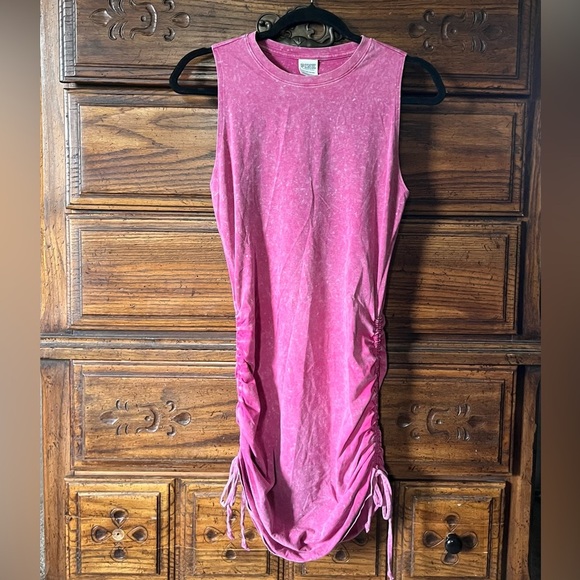 PINK Victoria's Secret Ruched Pink Mini Dress - Picture 4 of 7